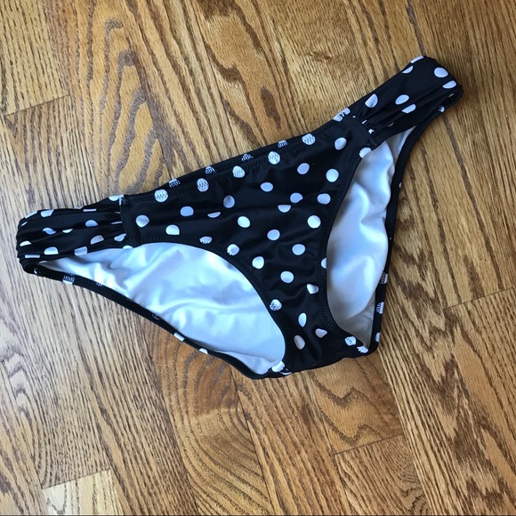 Victoria's Secret Other - Victoria’s Secret Black White Polka Dot Bottoms Victoria's Secret Other - Victoria’s Secret Black White Polka Dot Bottoms